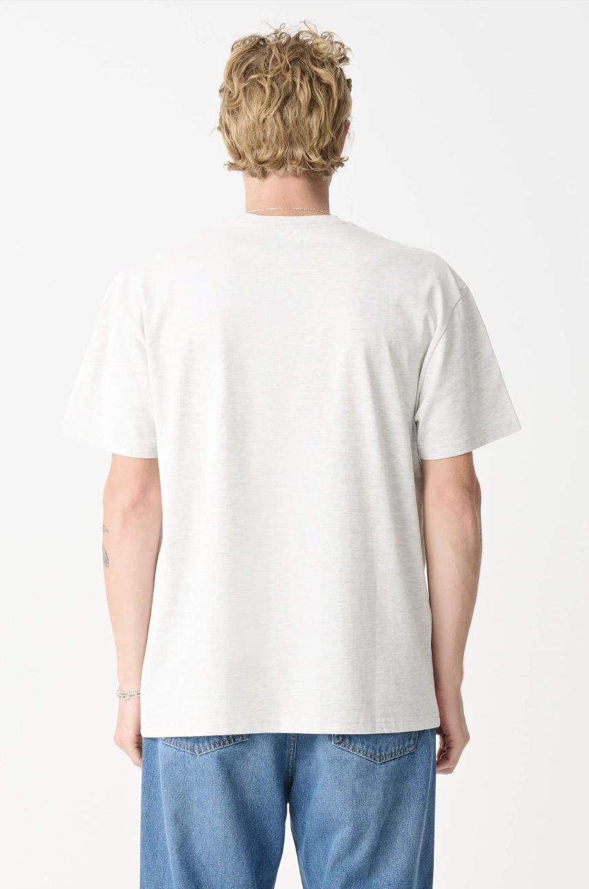 XLARGE MENS DRIP SS TEE - ASH HEATHER
