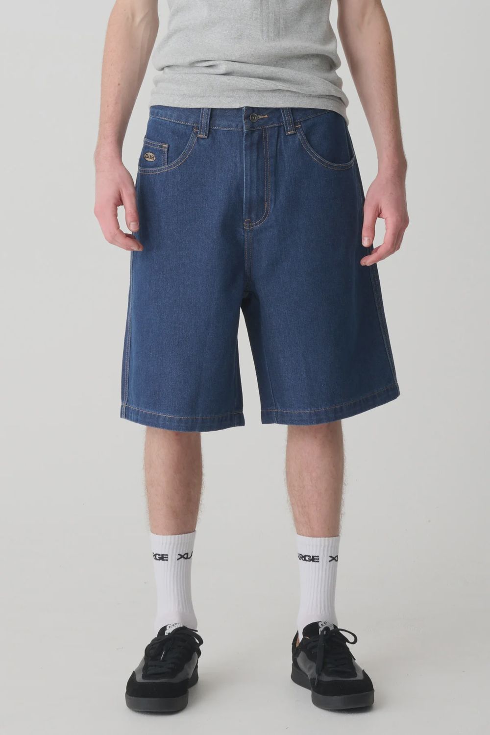 XLARGE MENS BULL DENIM 91 SHORT - BLUE