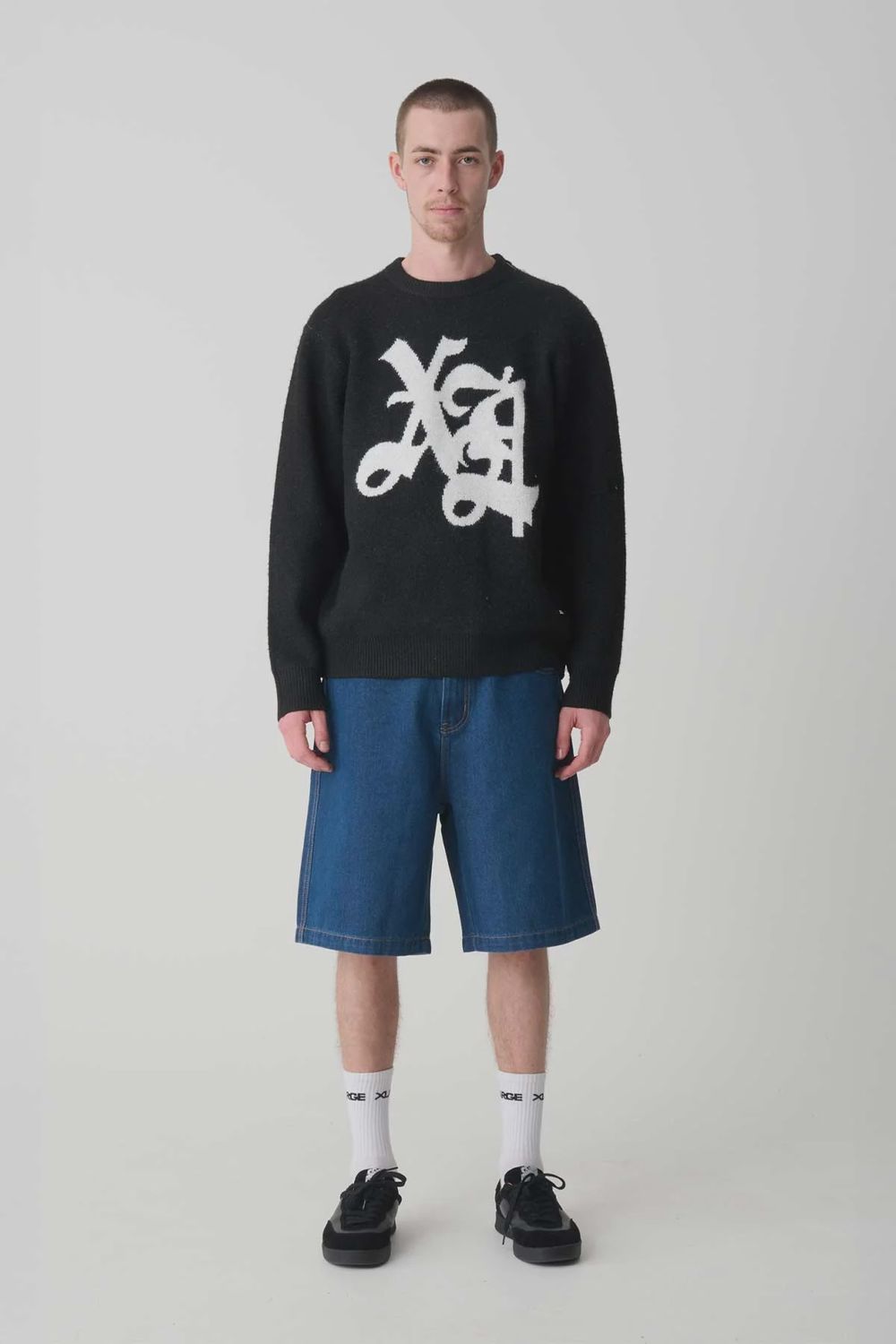 XLARGE MENS BULL DENIM 91 SHORT - BLUE
