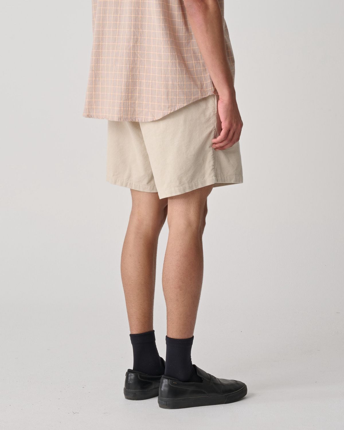 S-DOUBLE MENS  CORD COAST BOXER SHORT - BONE