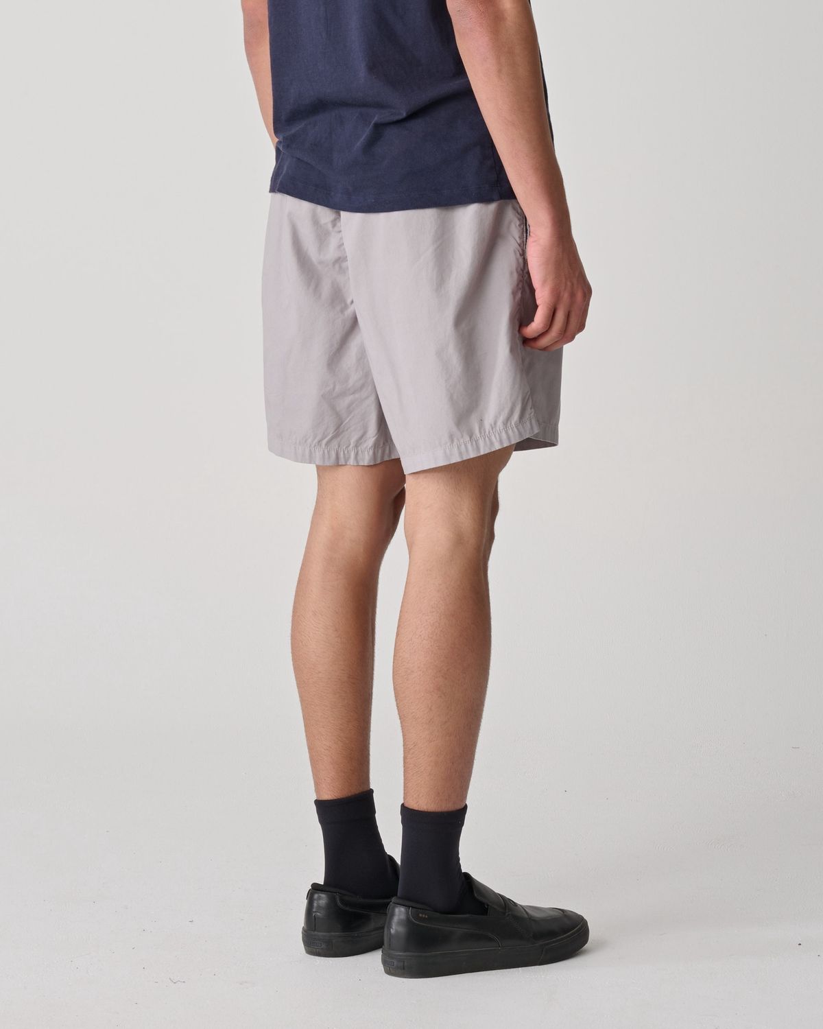 S-DOUBLE MENS  POPLIN COAST BOXER SHORT - LIGHT BLUE