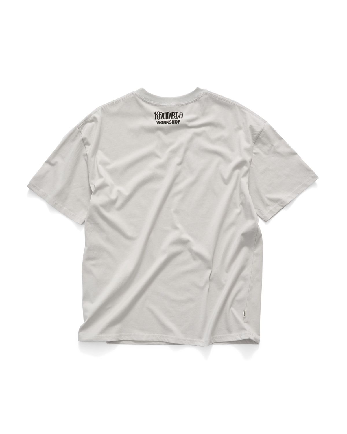 S-DOUBLE MENS  SMALL STOCK SS TEE - PIGMENT ROCK GREY