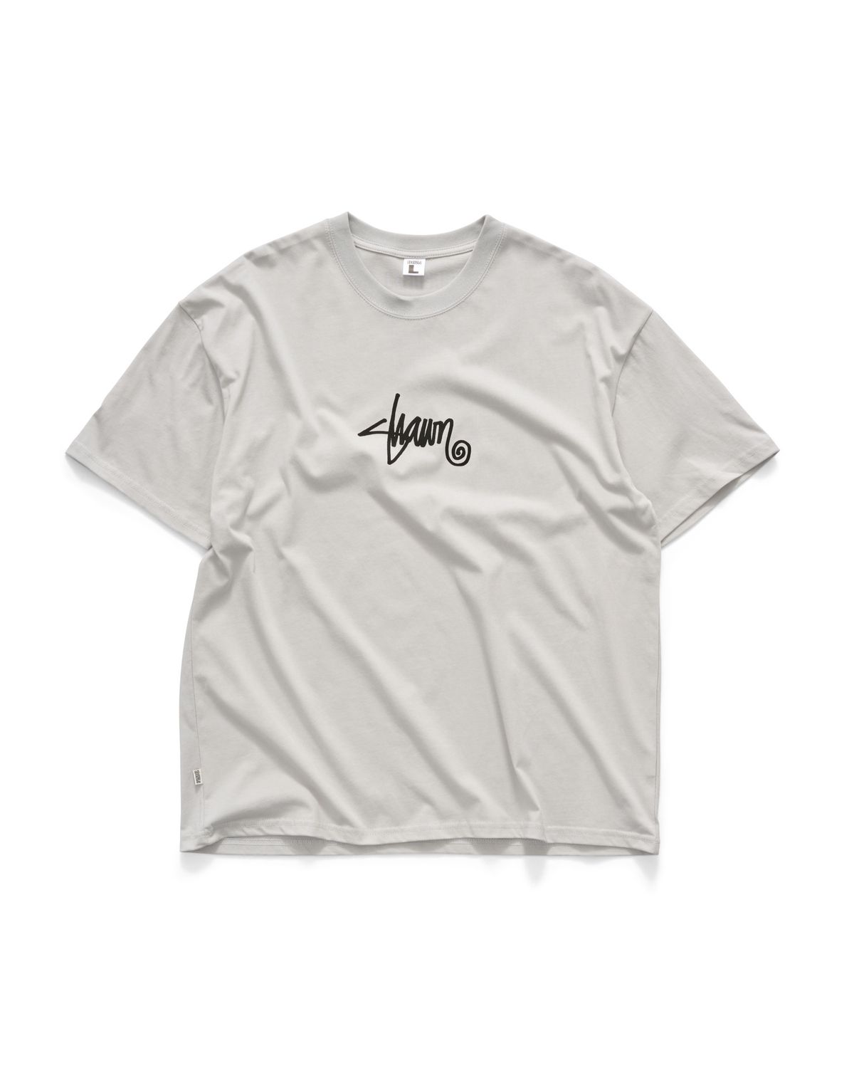 S-DOUBLE MENS  SMALL STOCK SS TEE - PIGMENT ROCK GREY