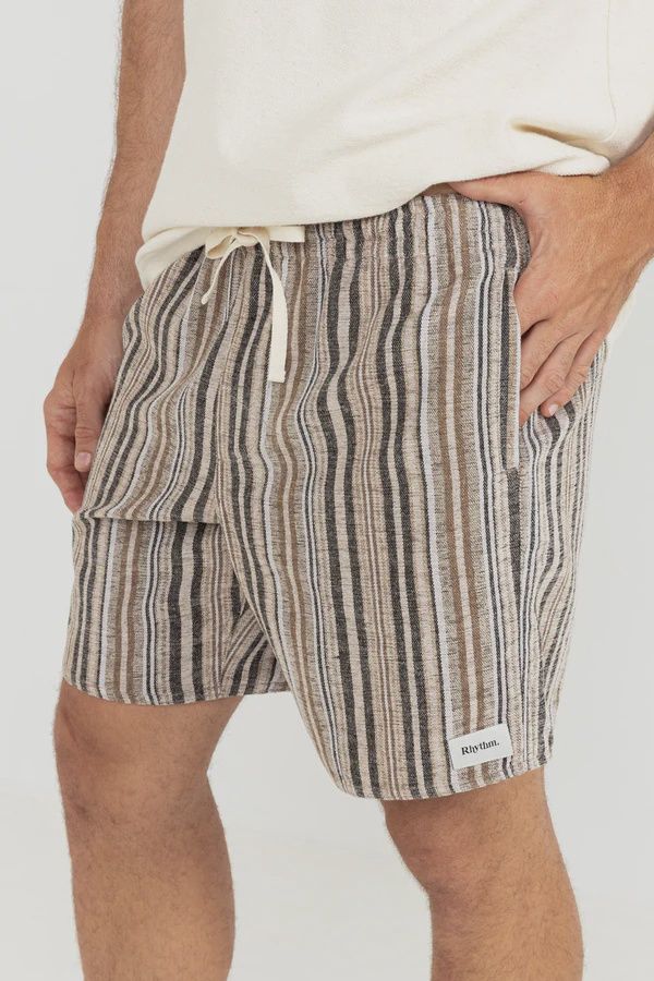 RHYTHM MENS JAQUARD JAM- NATURAL