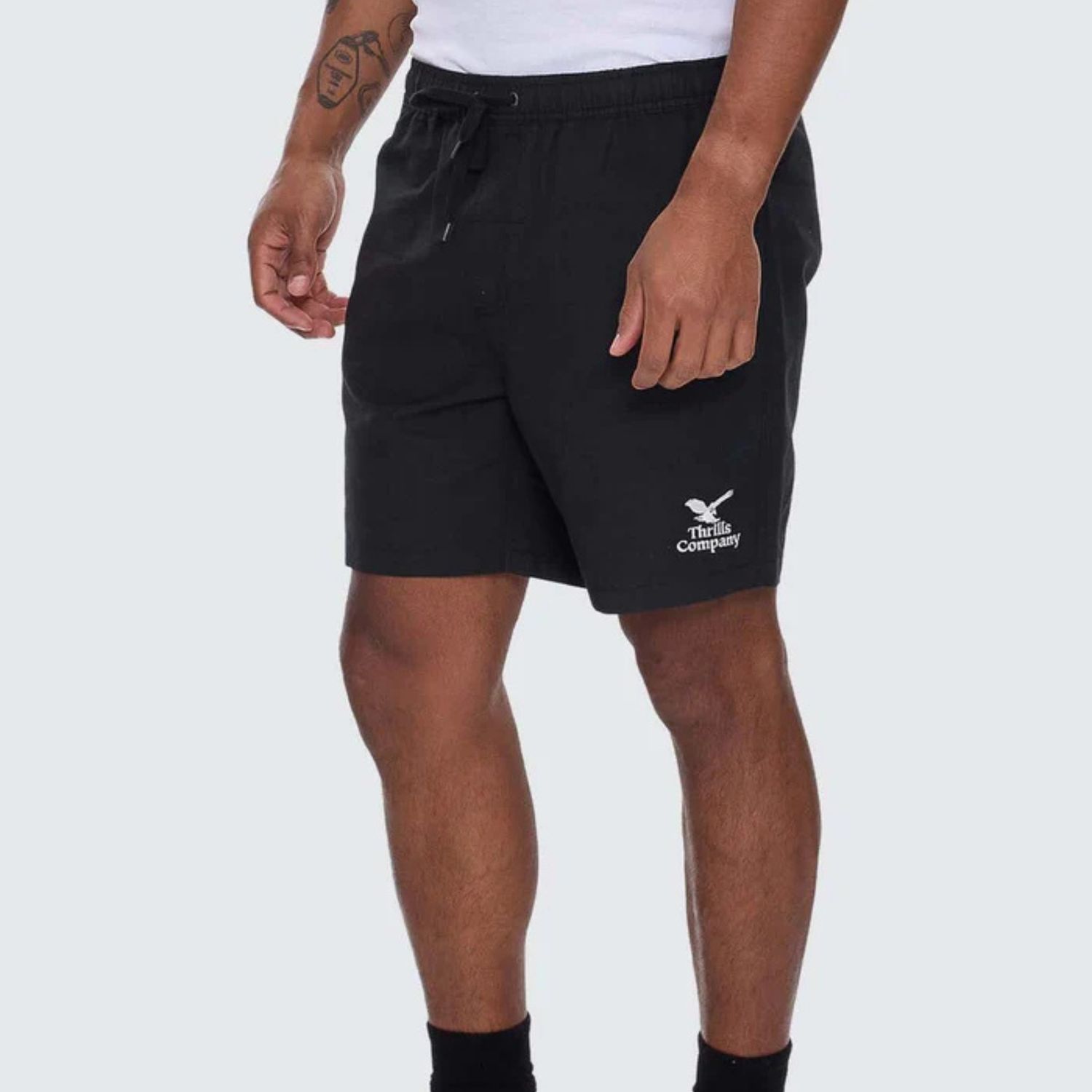 THRILLS MENS HAVEN VOLLEY - BLACK