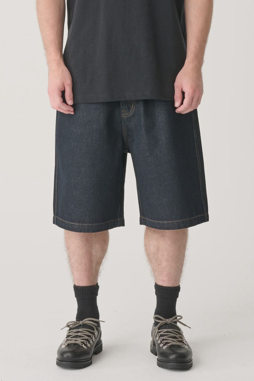 XLARGE MENS BULL DENIM 91 SHORT- RINSE WASH