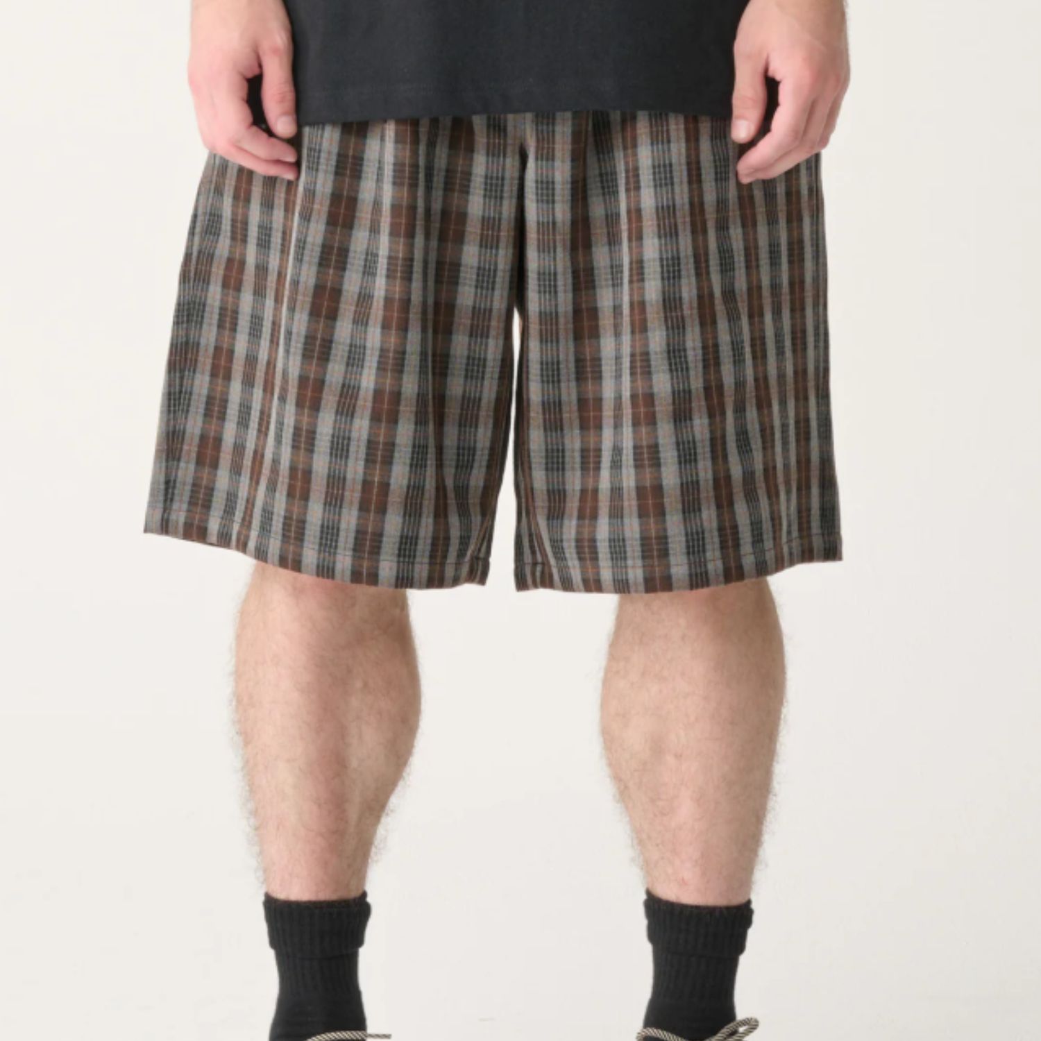 XLARGE MENS BAGGY 91 SHORT- CHECK