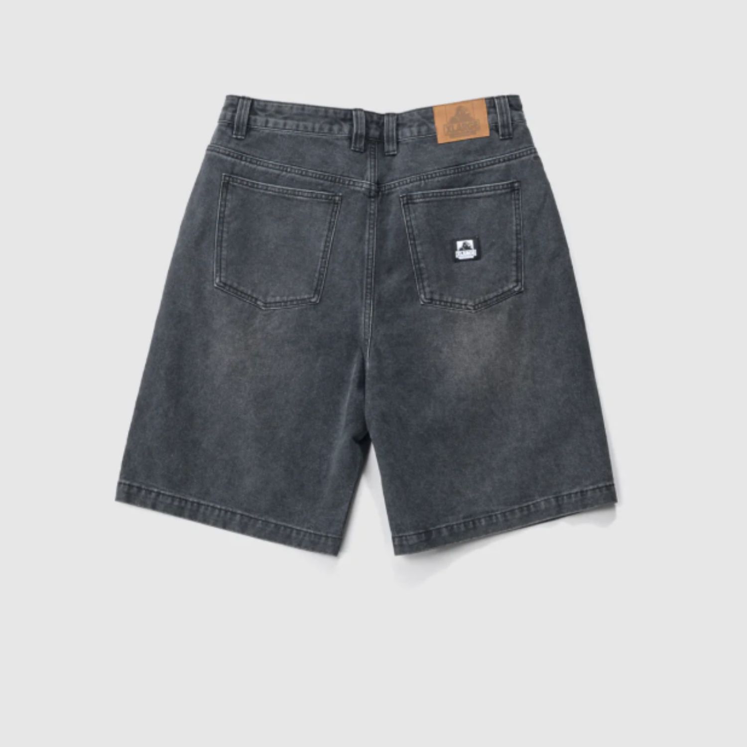 XLARGE MENS BAGGY BULL DENIM 91 SHORT- FADED BLACK
