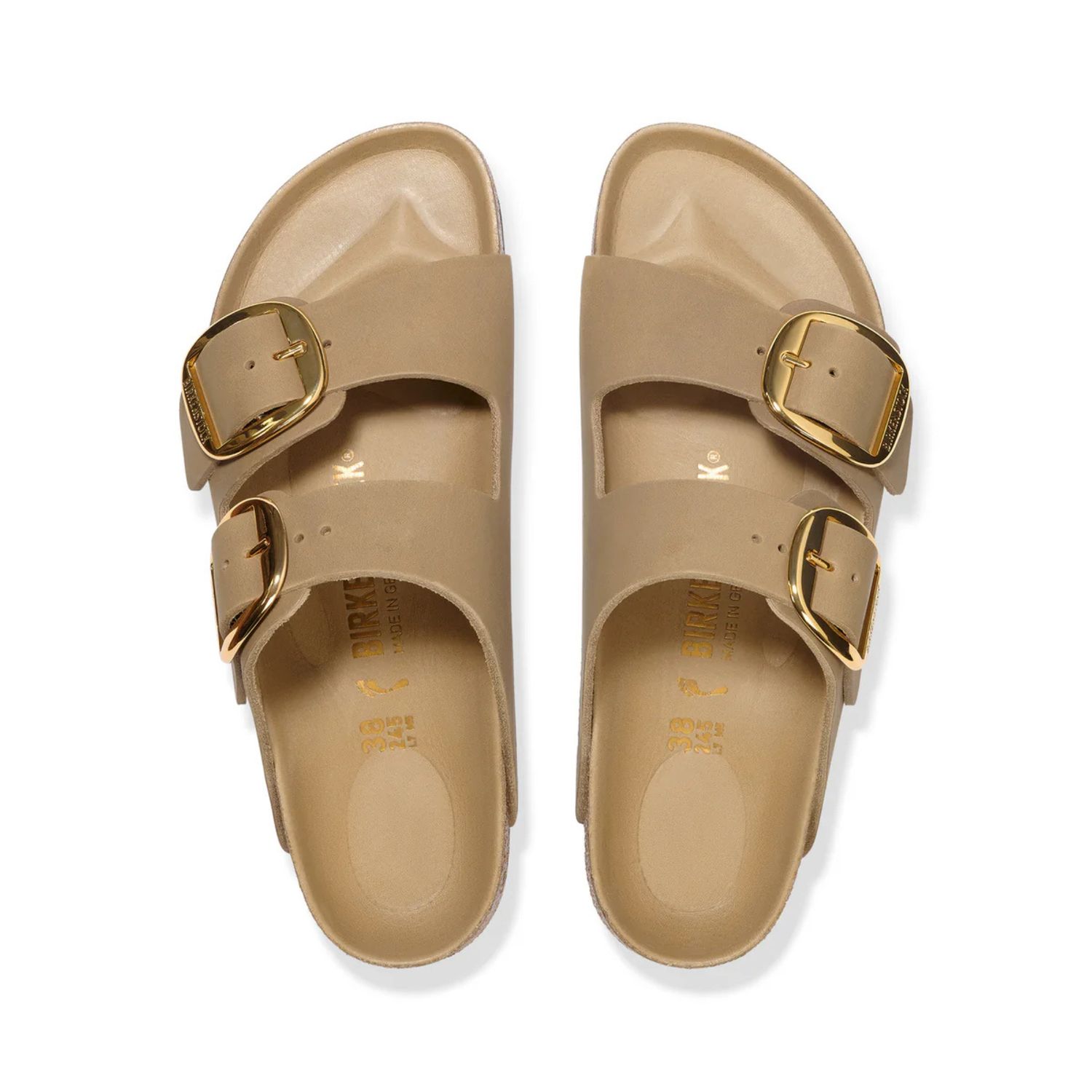 BIRKENSTOCK ARIZONA BIG BUCKLE OILED LEATHER REGULAR- TABACCO BROWN