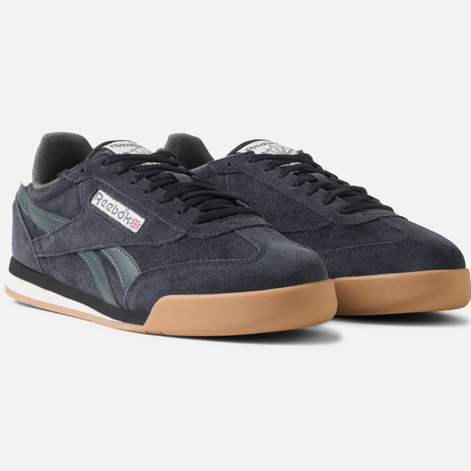 REEBOK CAMPIO XT SHOES- BLACK/WHITE/GUM