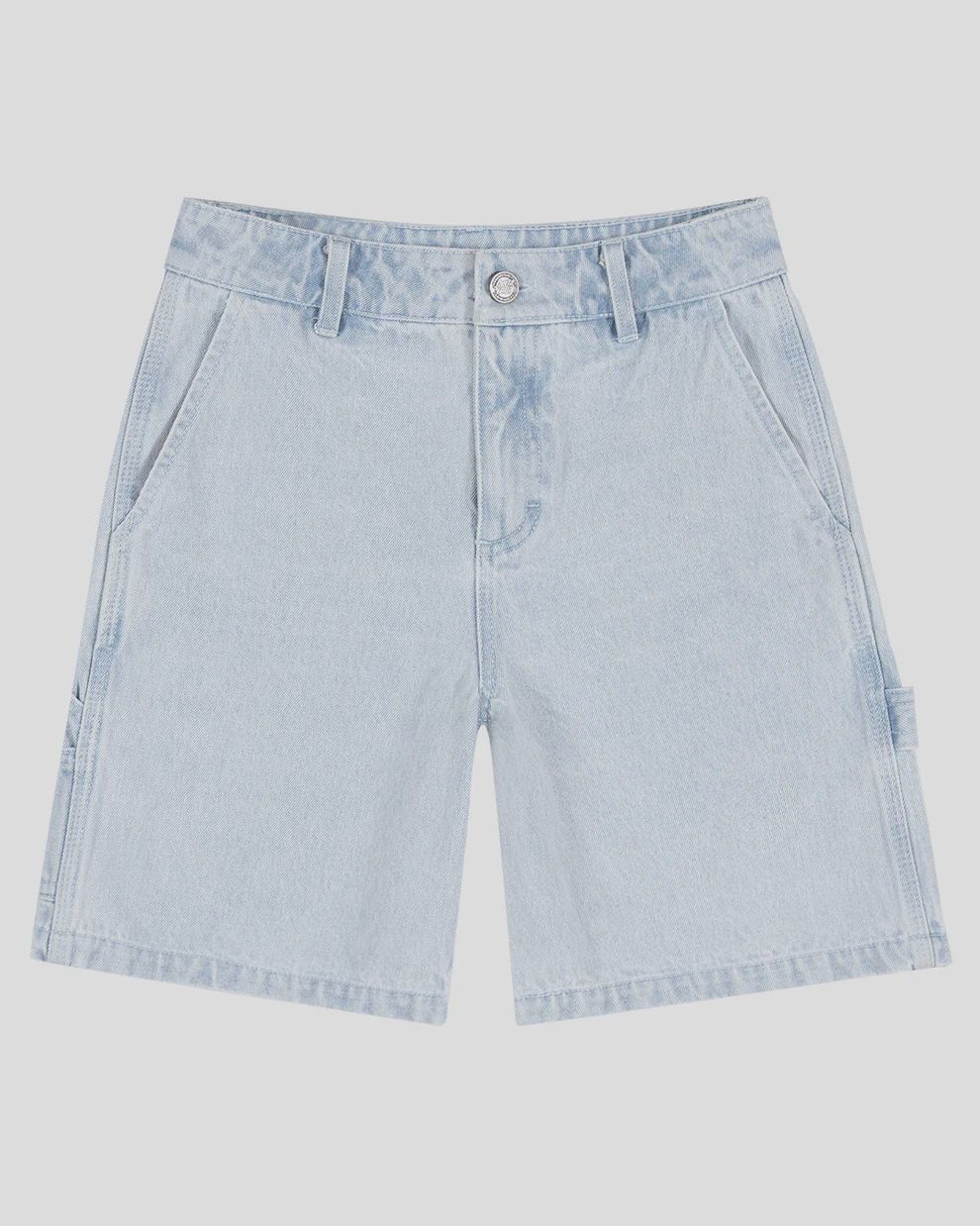 SANTA CRUZ GIRLS CACTUS DOT CARPENTER SHORT- LIGHT WASHED INDIGO