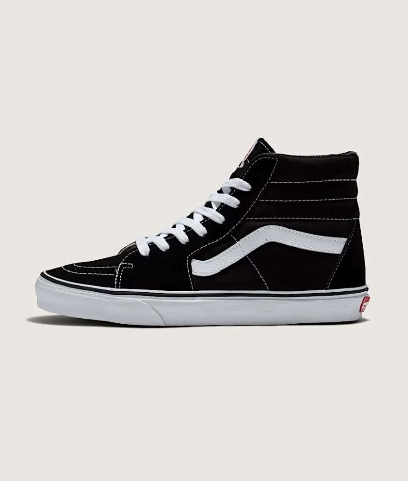 VANS SK8-HI - BLACK/BLACK/WHITE