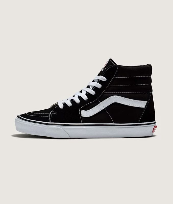 VANS SK8-HI - BLACK/BLACK/WHITE