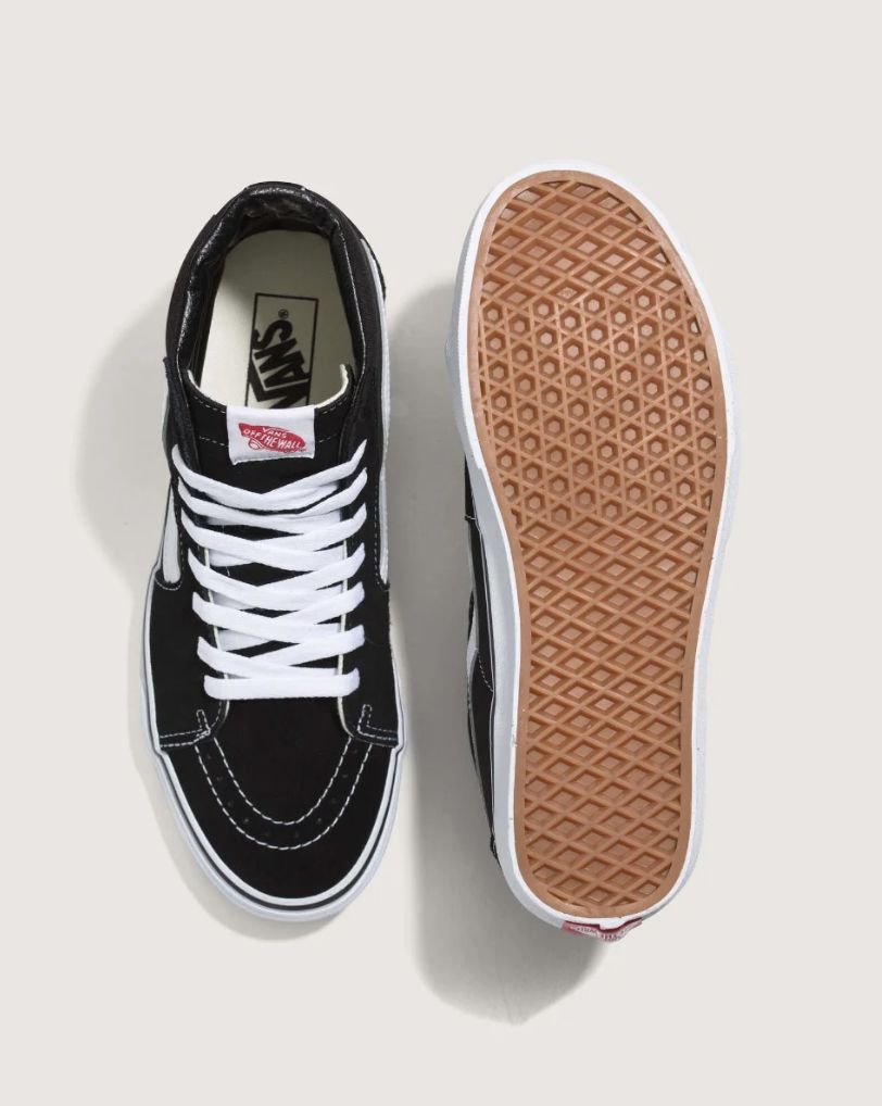 VANS SK8-HI - BLACK/BLACK/WHITE