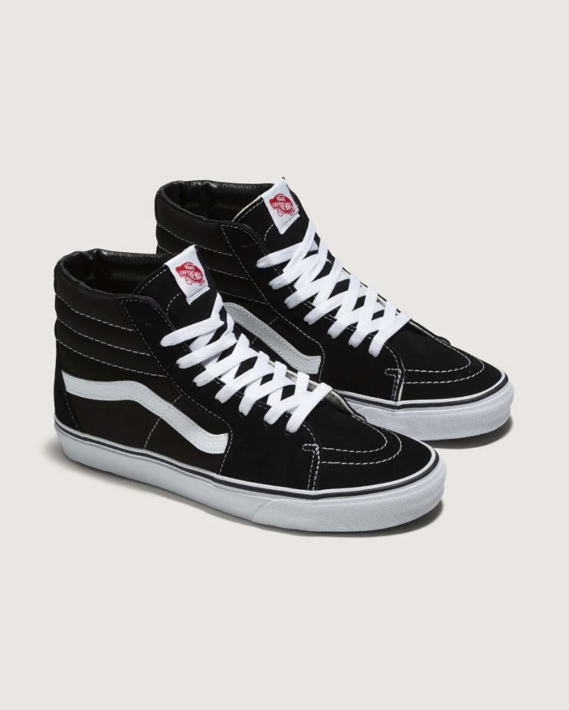 VANS SK8-HI - BLACK/BLACK/WHITE