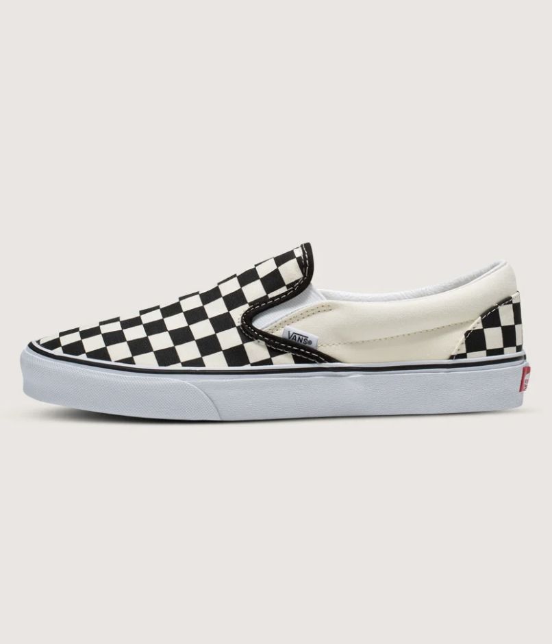 VANS CLASSIC SLIP ON - BLACK &amp; WHITE CHECKERBOARD