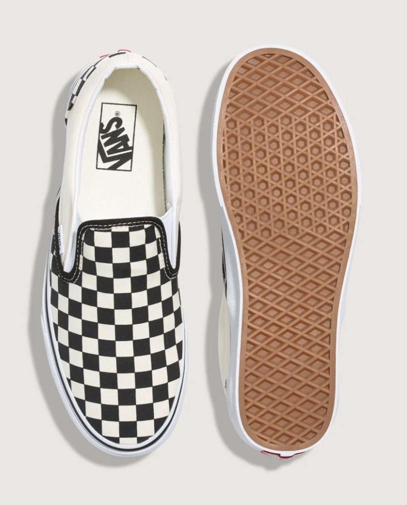 VANS CLASSIC SLIP ON - BLACK &amp; WHITE CHECKERBOARD