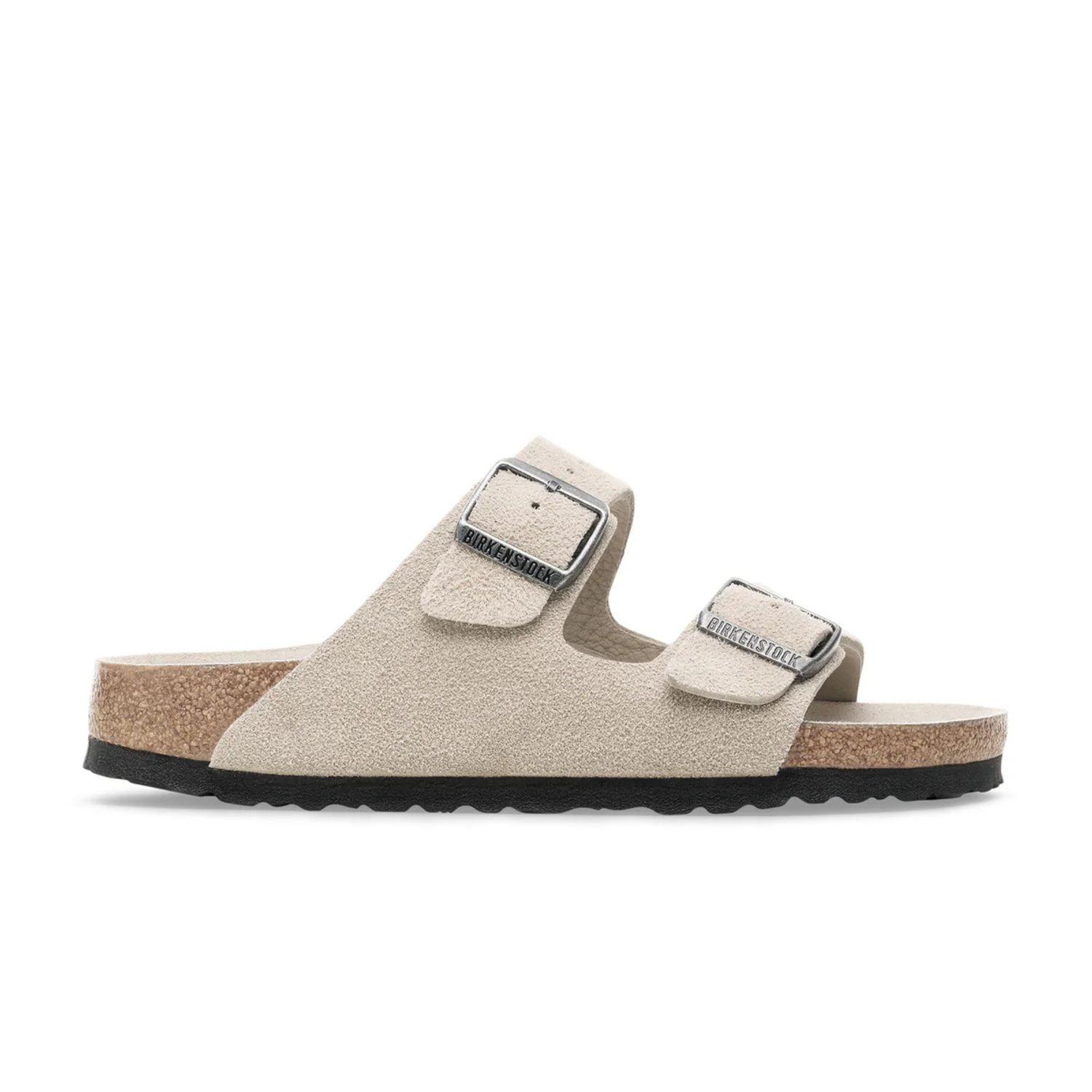 BIRKENSTOCK ARIZONA SFB TONAL FOOTBED SUEDE - OYSTER