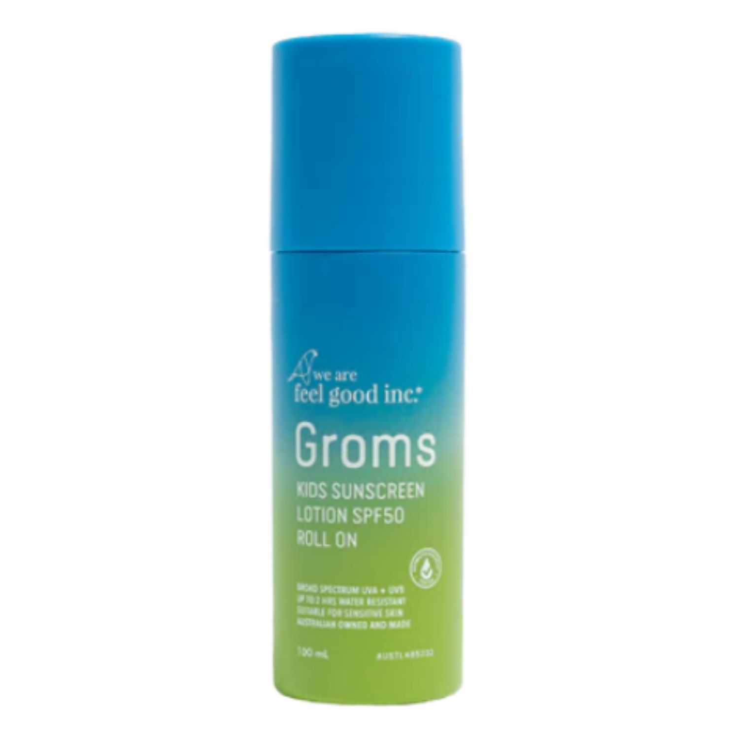 WE ARE FEEL GOOD INC. GROMS KIDS SUNSCREEN ROLL ON SPF50+ - 100G-