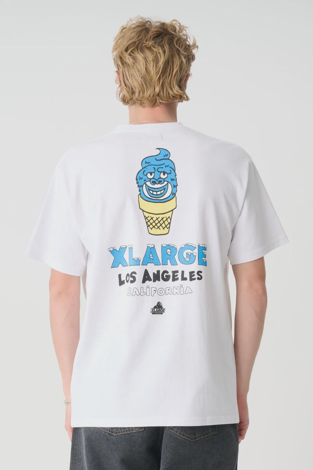 XLARGE MENS ICE CREAM SS TEE - WHITE