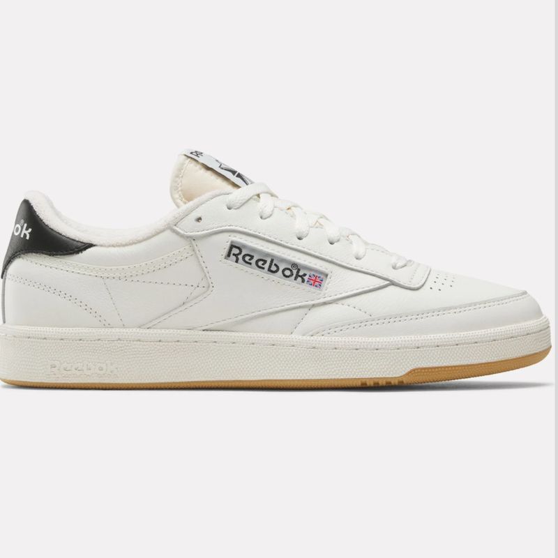 REEBOK UNISEX CLUB C 85 VINTAGE-CHALK/BLACK/GUM