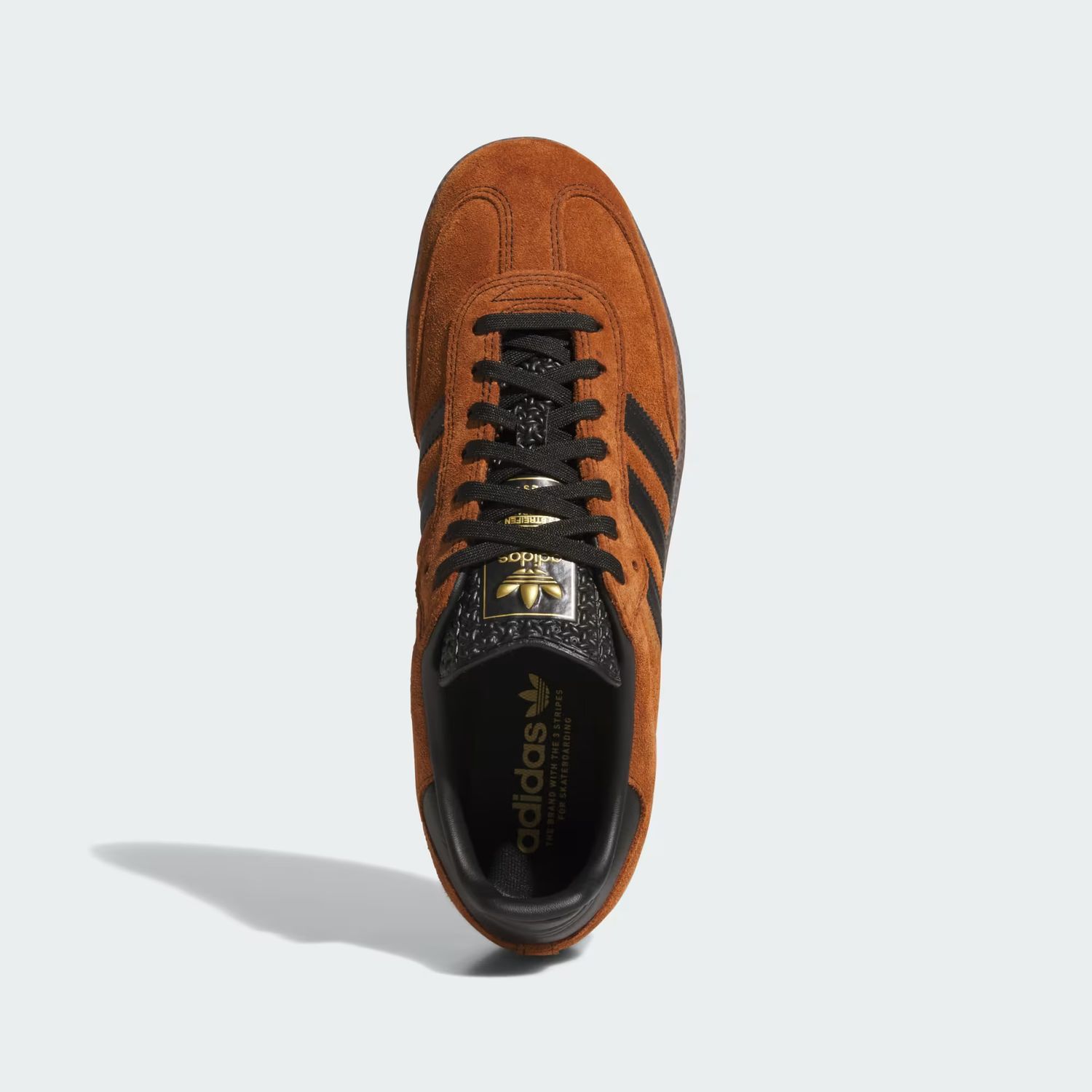 ADIDAS SAMBA ADV SHOES-DUSKY BRONZE/COREBLACK/GUM