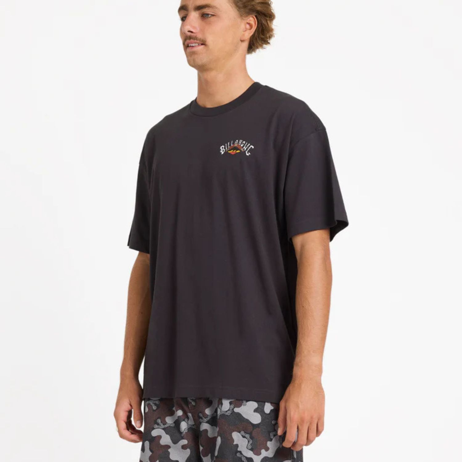 BILLABONG MENS OTIS ARCH SS TEE- BLACK