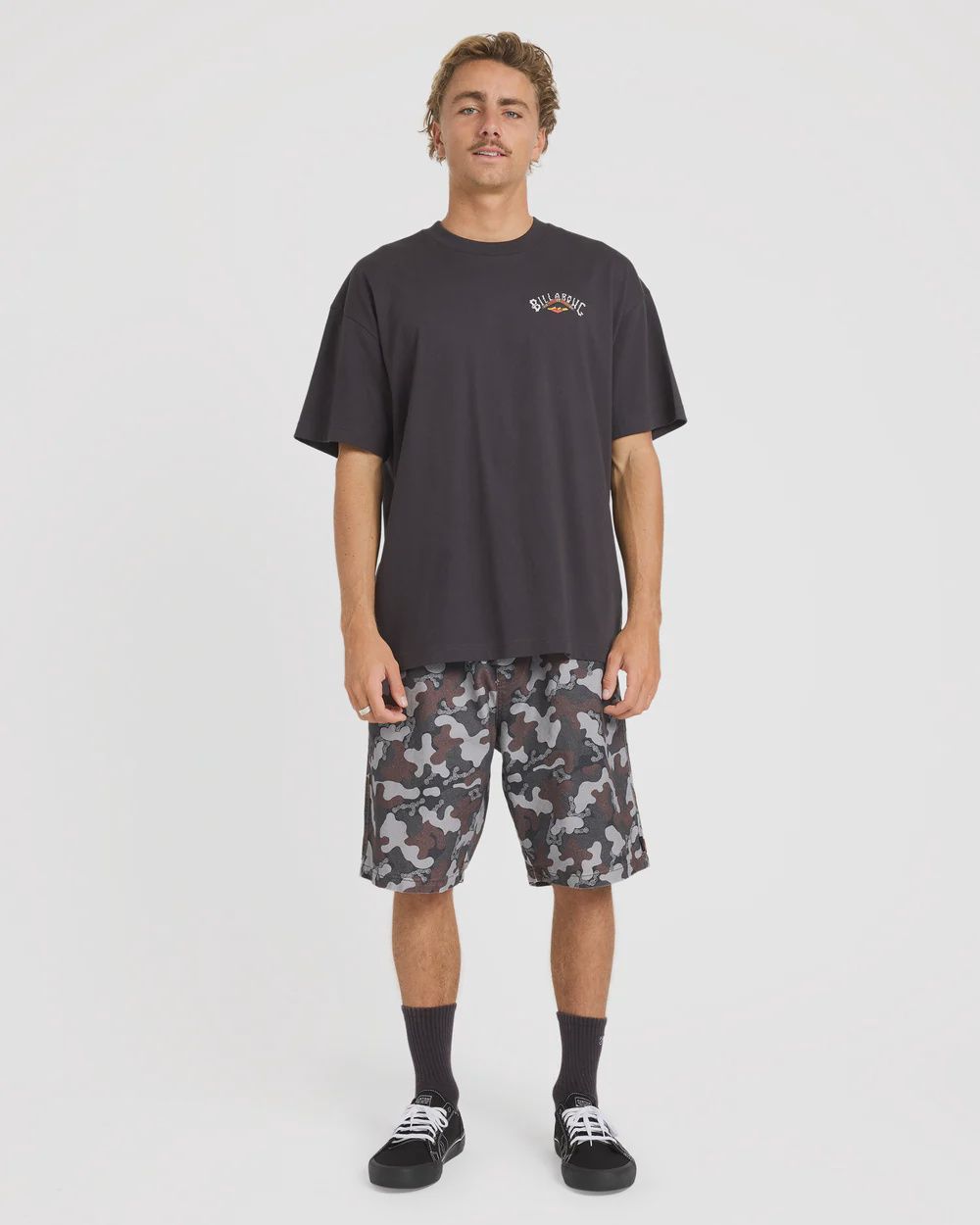BILLABONG MENS OTIS ARCH SS TEE- BLACK