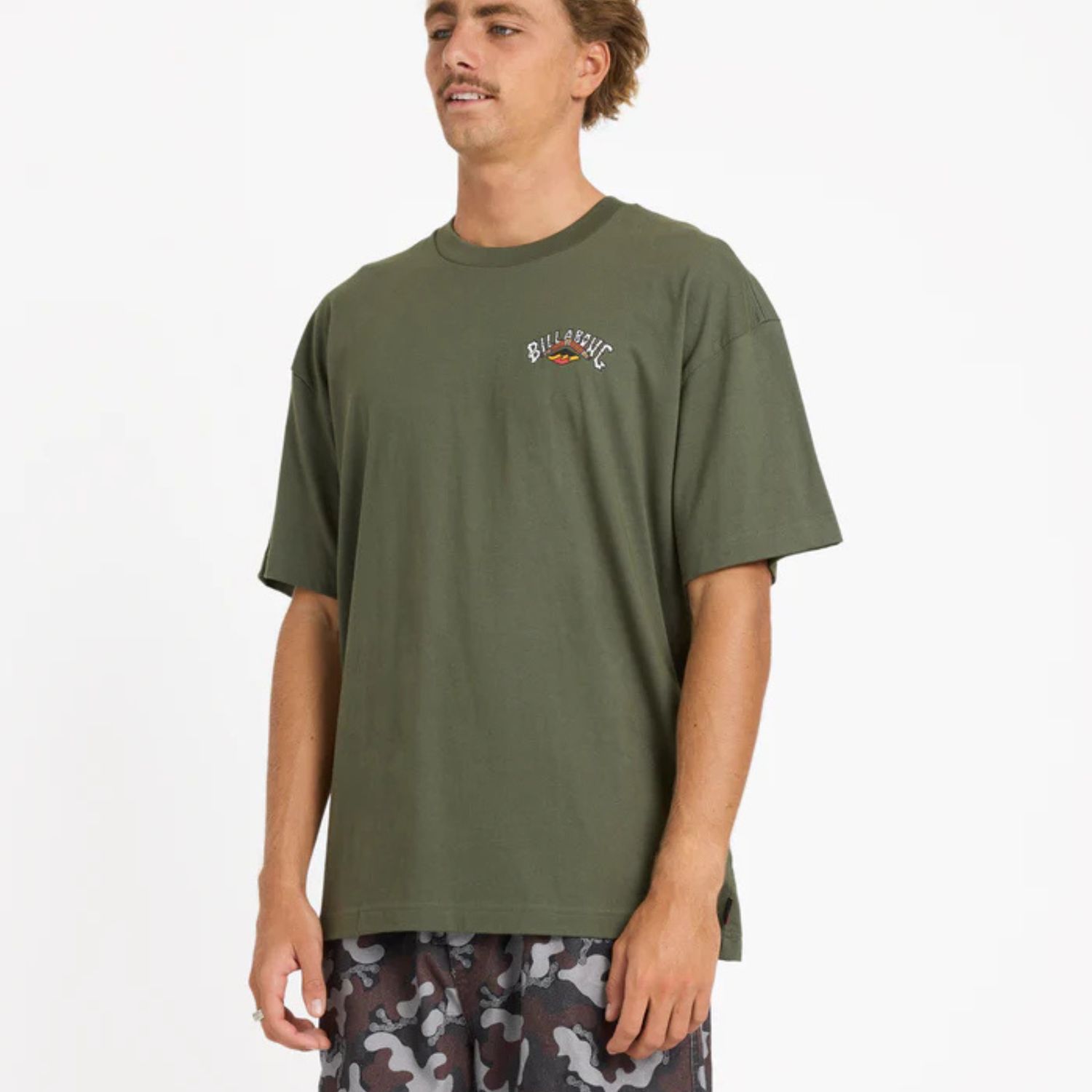 BILLABONG MENS OTIS ARCH SS TEE- PINE