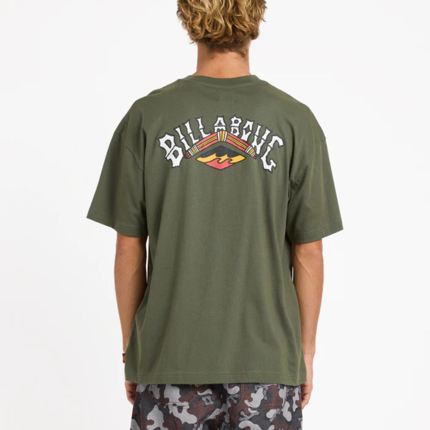 BILLABONG MENS OTIS ARCH SS TEE- PINE