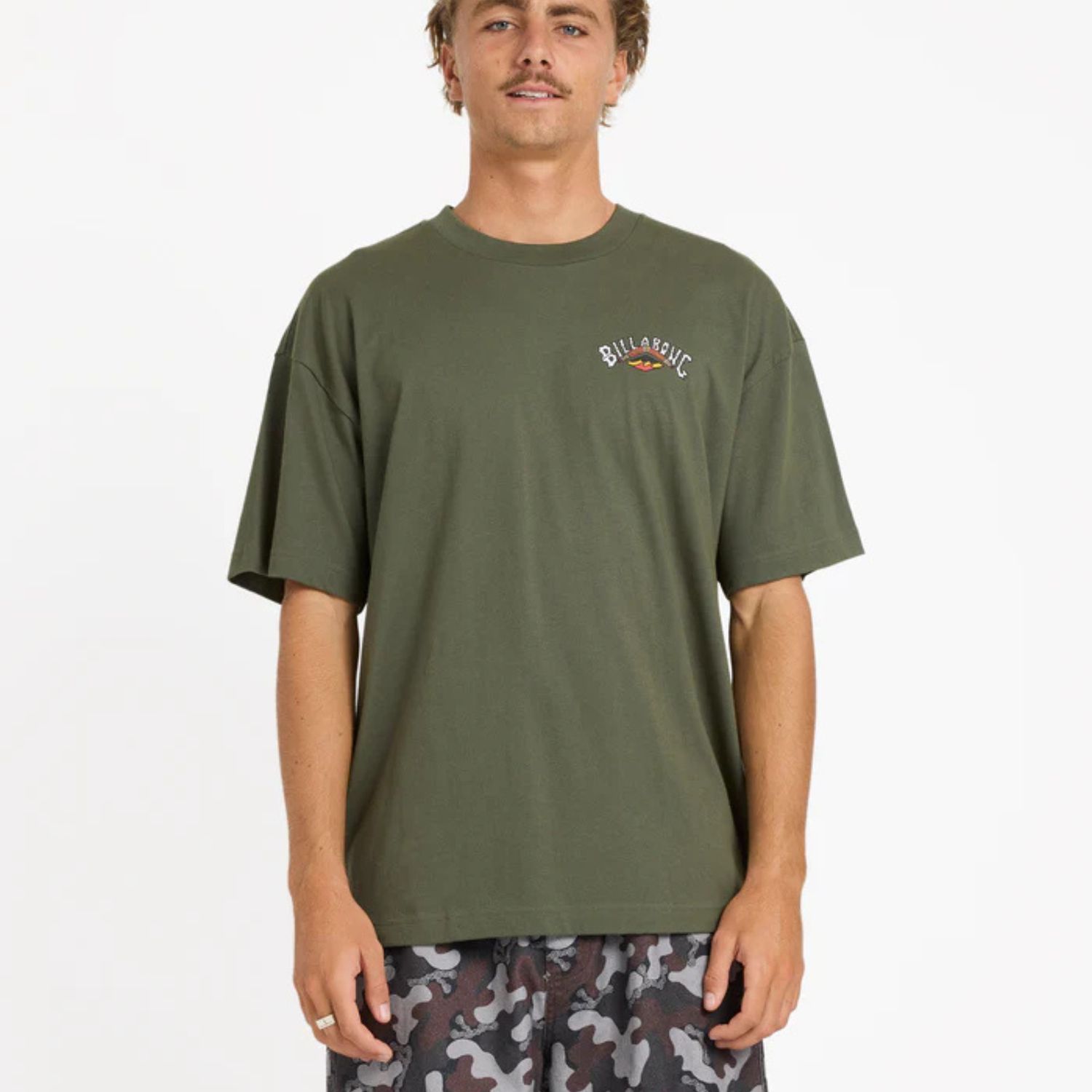 BILLABONG MENS OTIS ARCH SS TEE- PINE