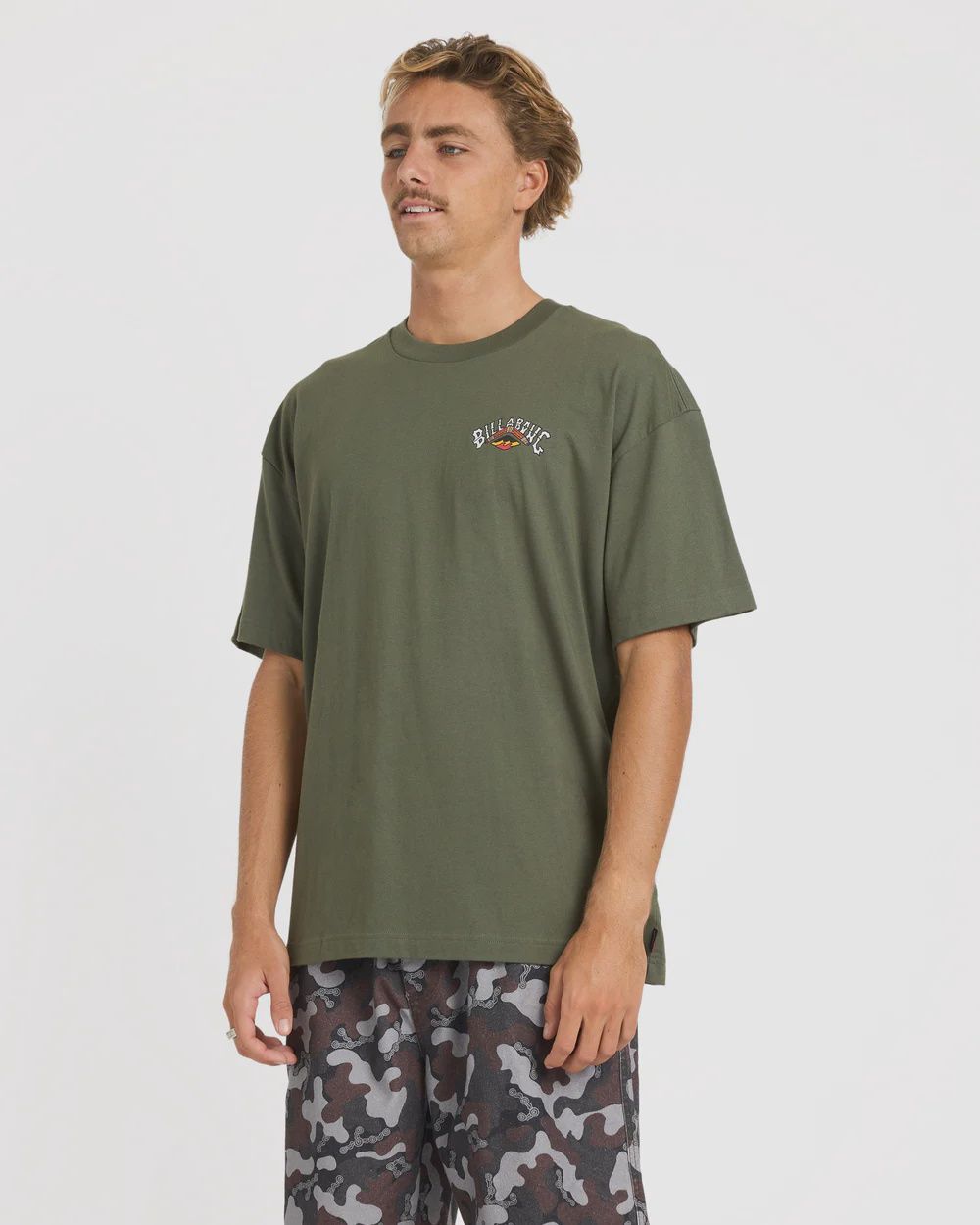 BILLABONG MENS OTIS ARCH SS TEE- PINE
