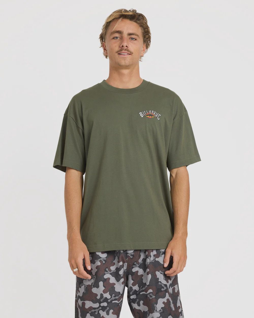 BILLABONG MENS OTIS ARCH SS TEE- PINE