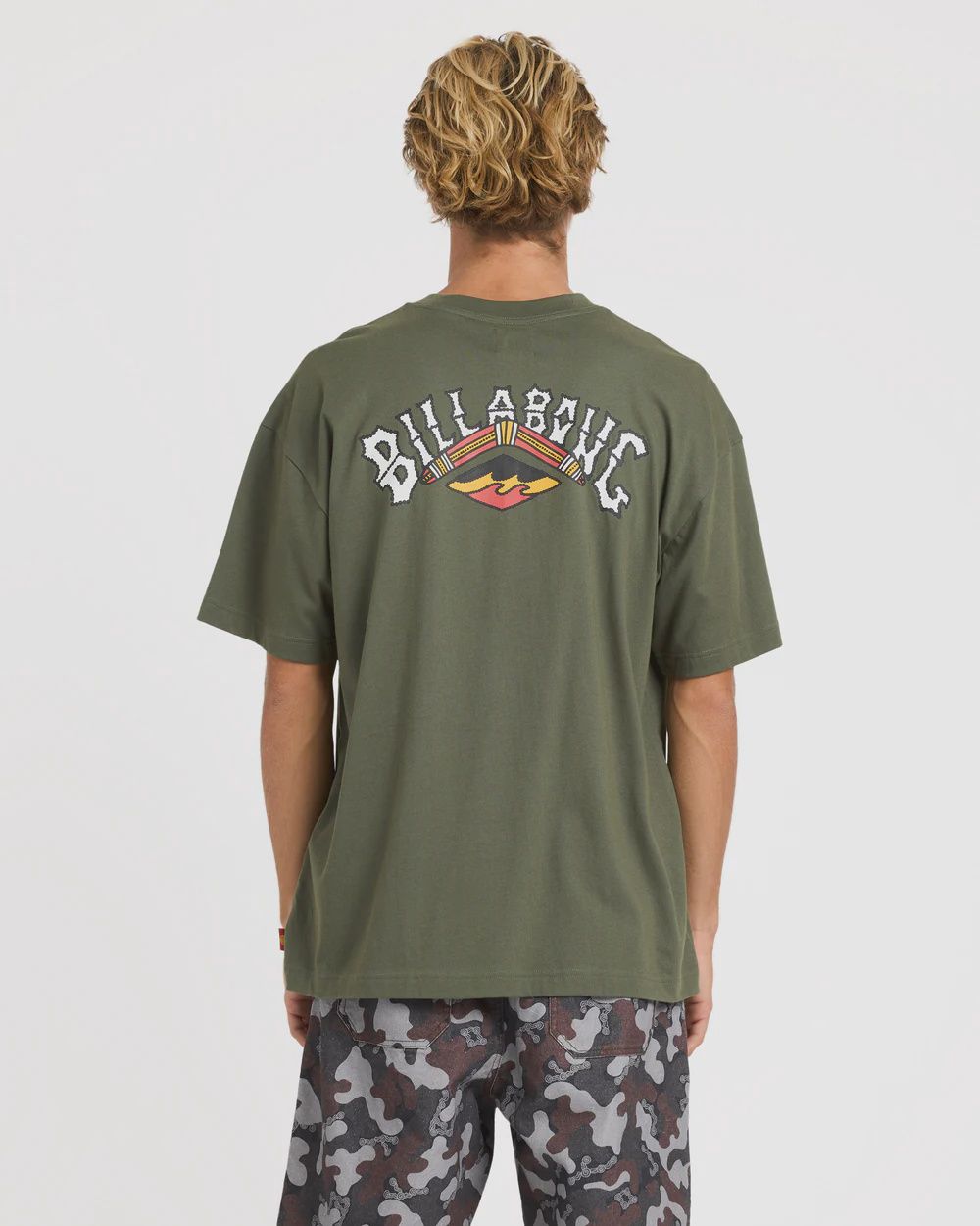 BILLABONG MENS OTIS ARCH SS TEE- PINE