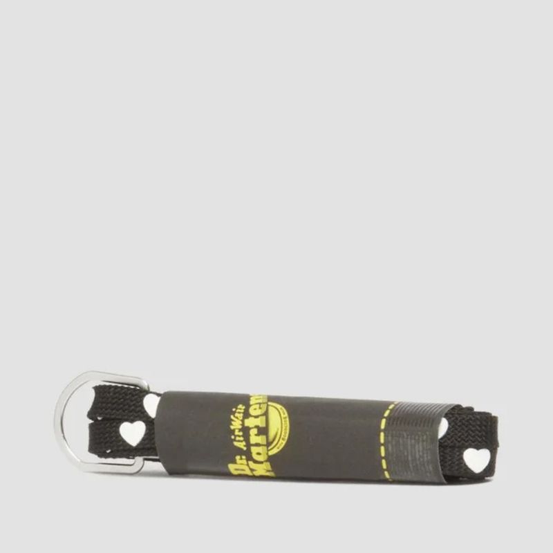 DR MARTEN 140CM 8-10 EYE FLAT HEART LACES- BLACK
