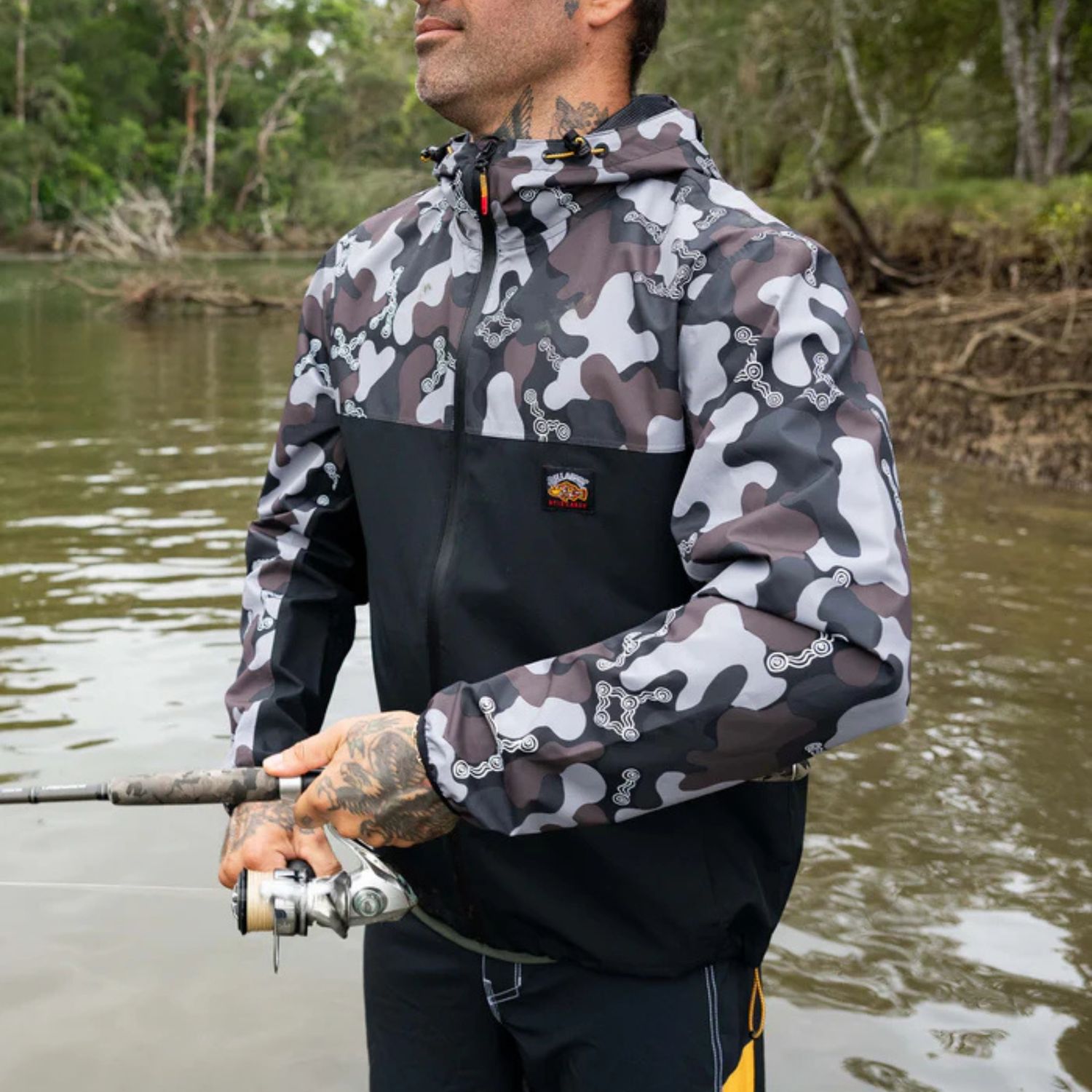 BILLABONG MENS OTIS SPRAY JACKET- BLACK