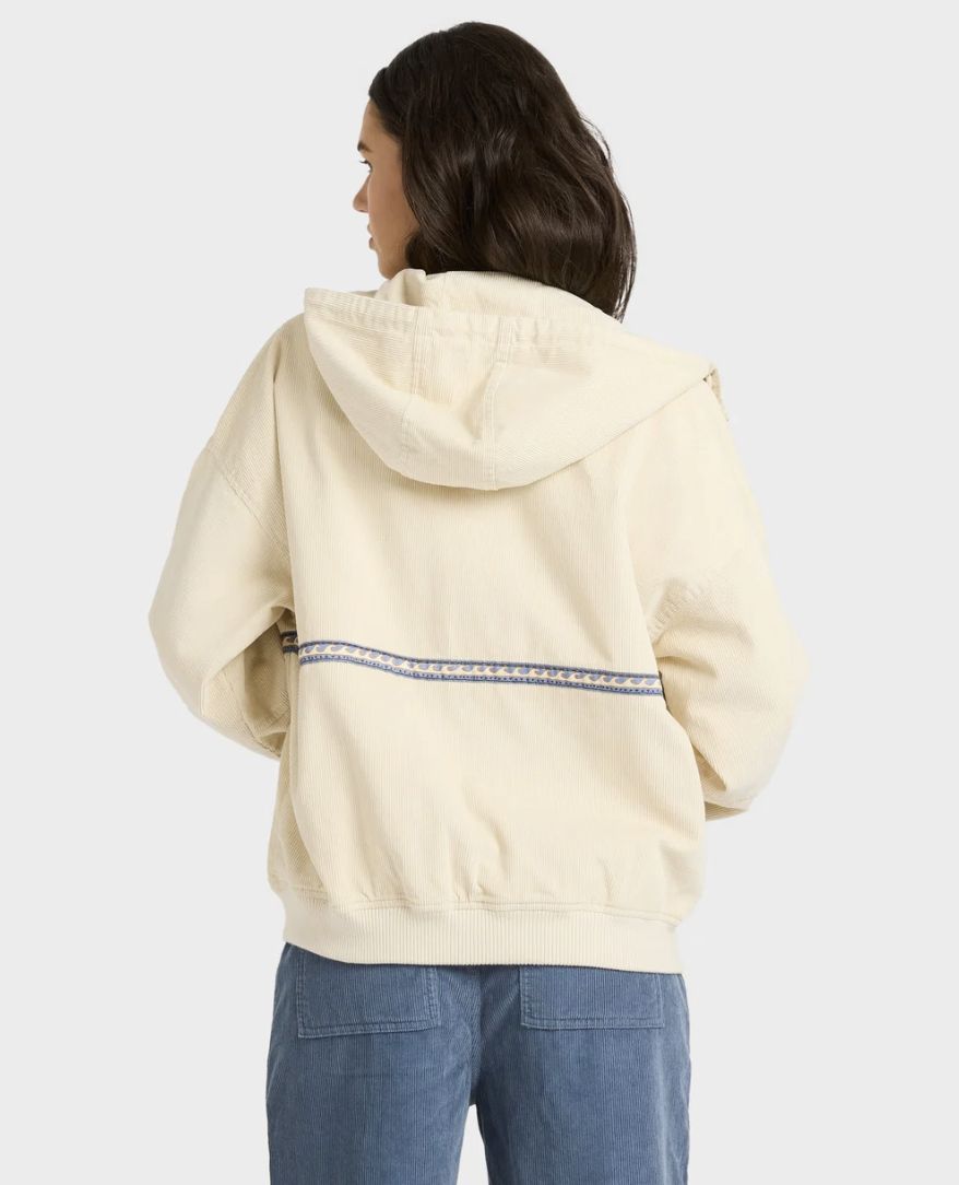 BILLABONG WOMENS SET THE TONE JACKET - WHITE CAP