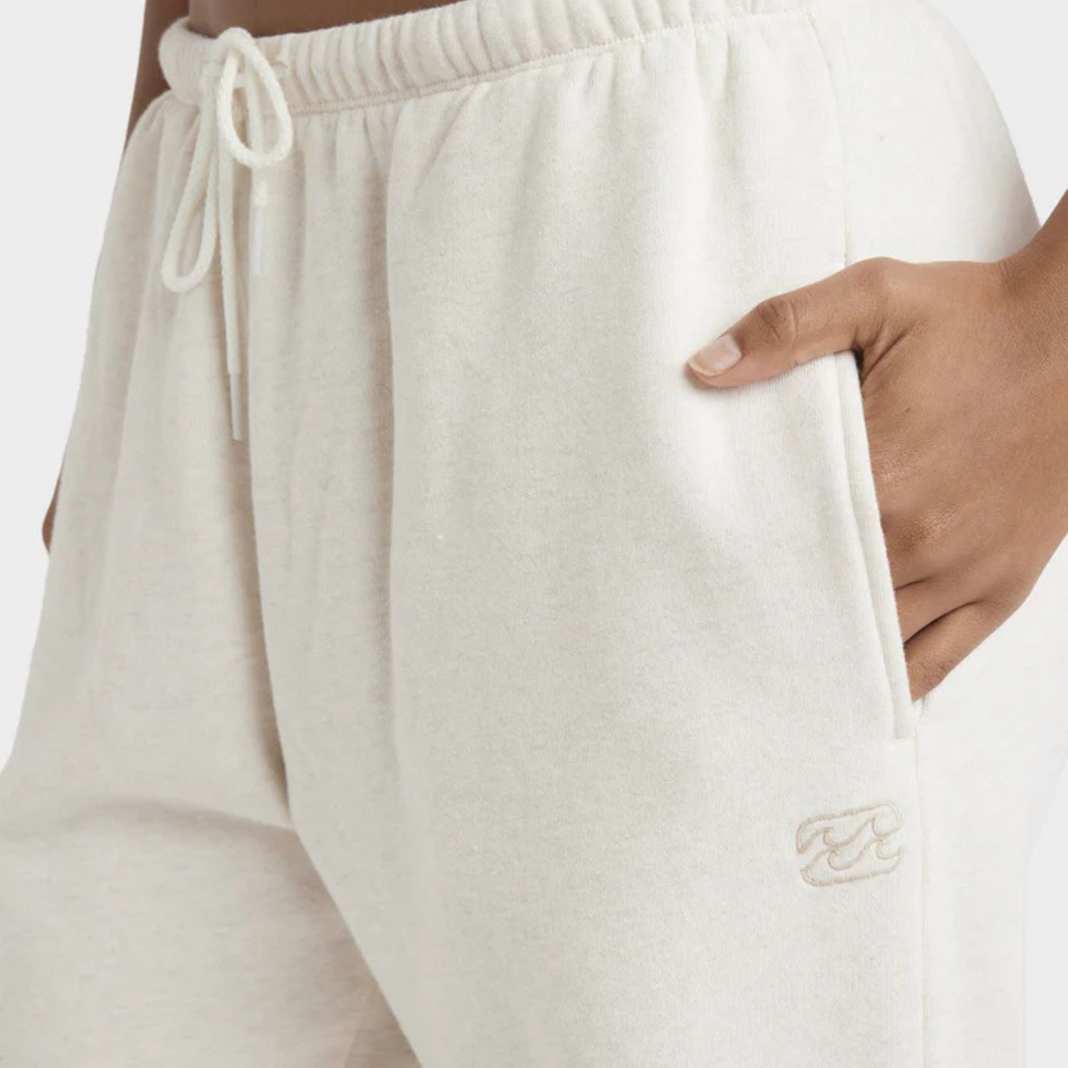 BILLABONG WOMENS WAVE ESSENTIALS TRACKPANT - SNOW MARLE