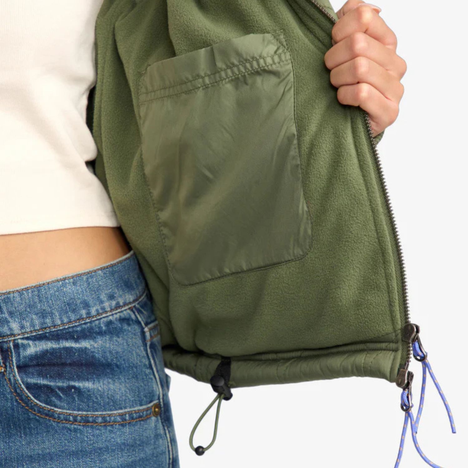 BILLABONG WOMENS CUESTA BOMBER JACKET - TREEHUGGER