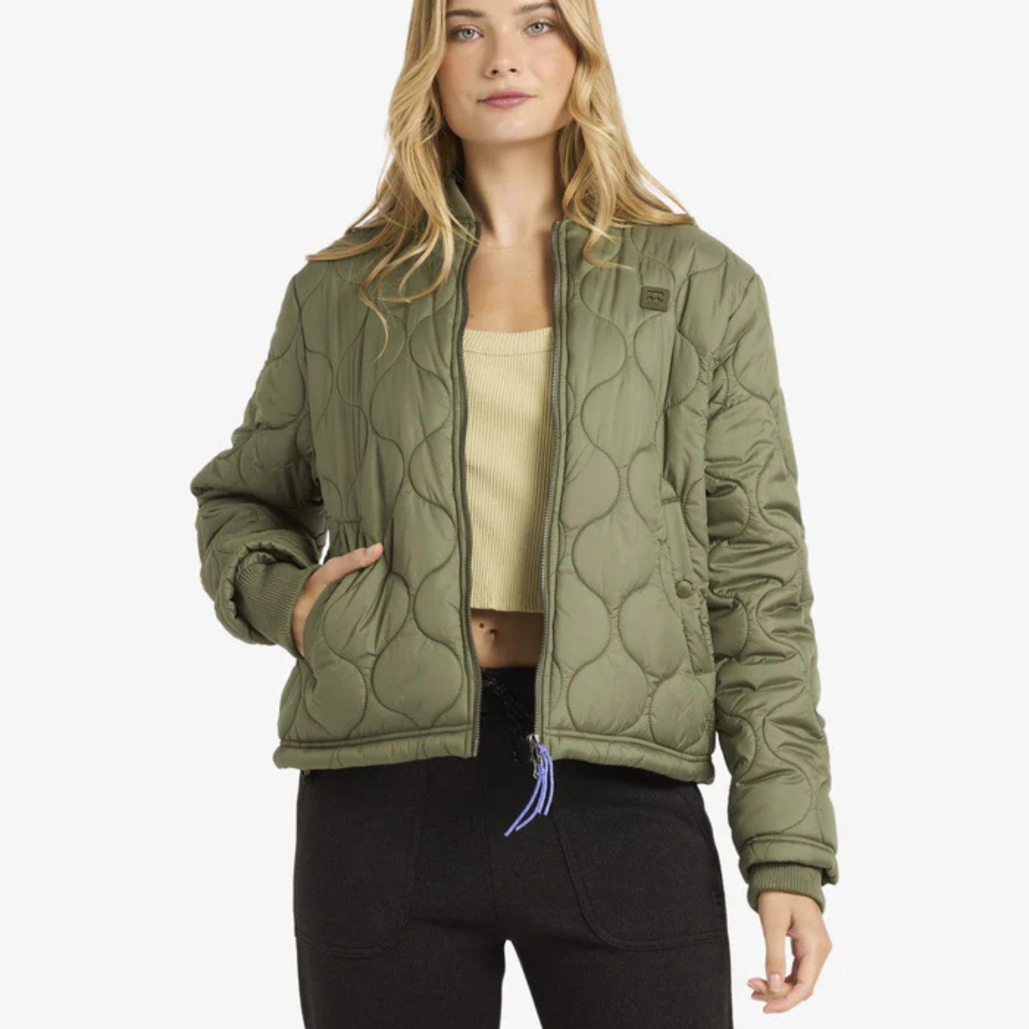 BILLABONG WOMENS CUESTA BOMBER JACKET - TREEHUGGER