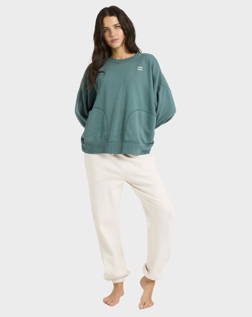 BILLABONG WOMENS DONT FORGET CREW - ALPIINE