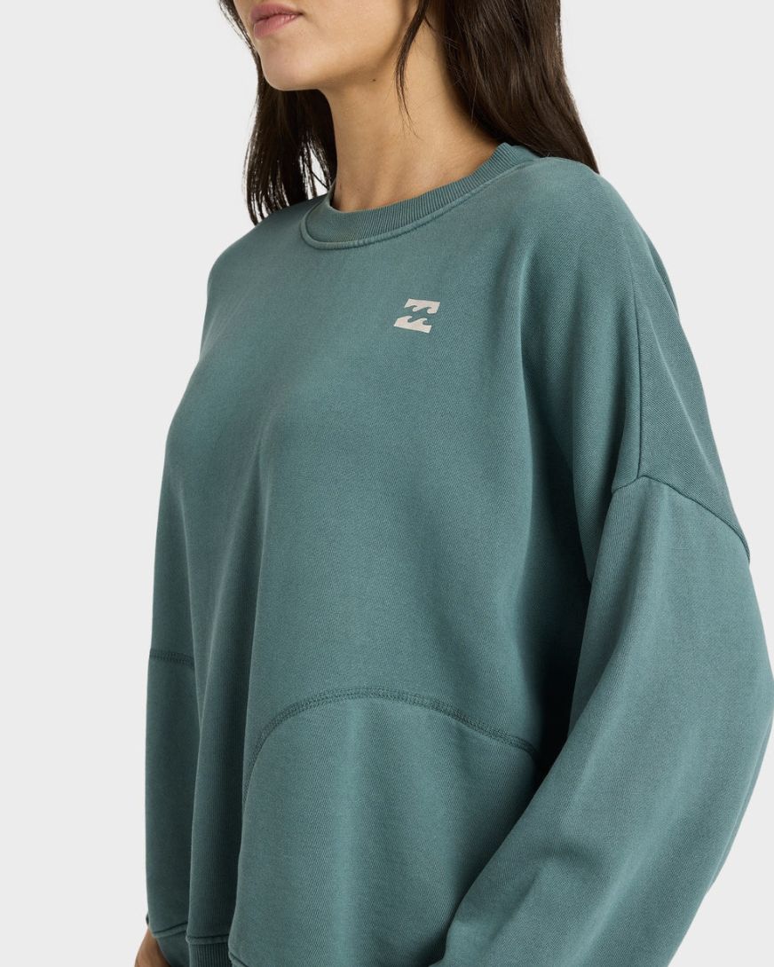 BILLABONG WOMENS DONT FORGET CREW - ALPIINE