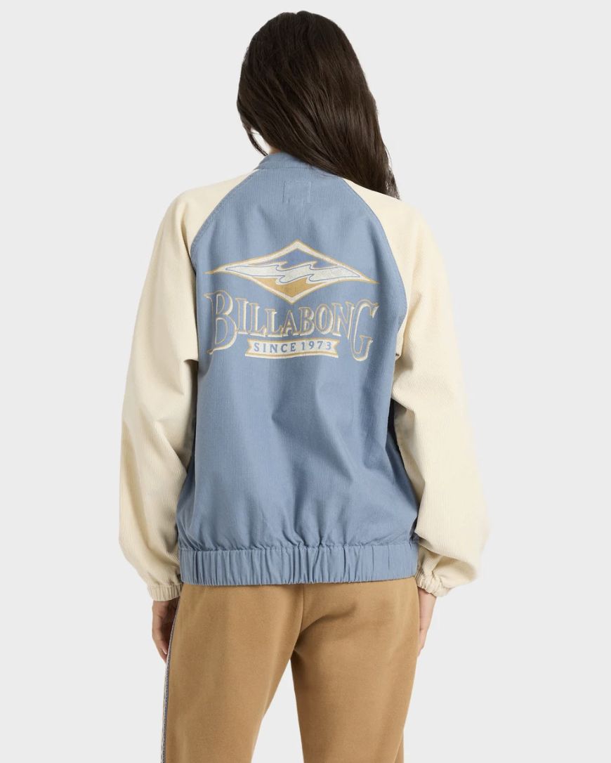BILLABONG WOMENS OG BURLEIGH JACKET - STONE BLUE