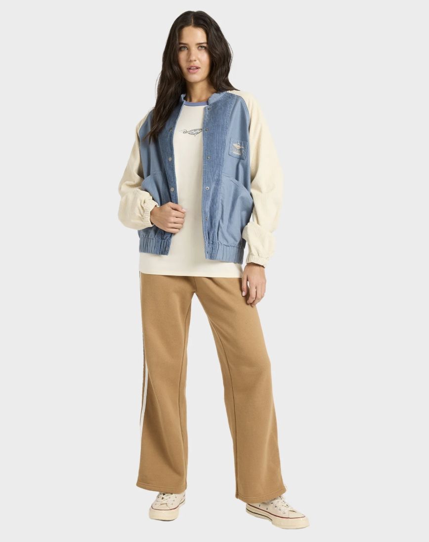 BILLABONG WOMENS OG BURLEIGH JACKET - STONE BLUE