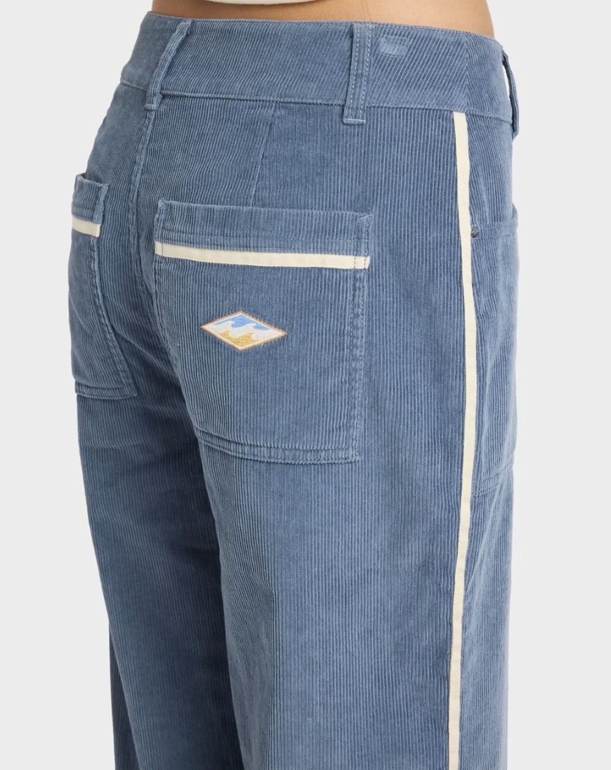 BILLABONG WOMENS SEA TONE PANT - STONE BLUE