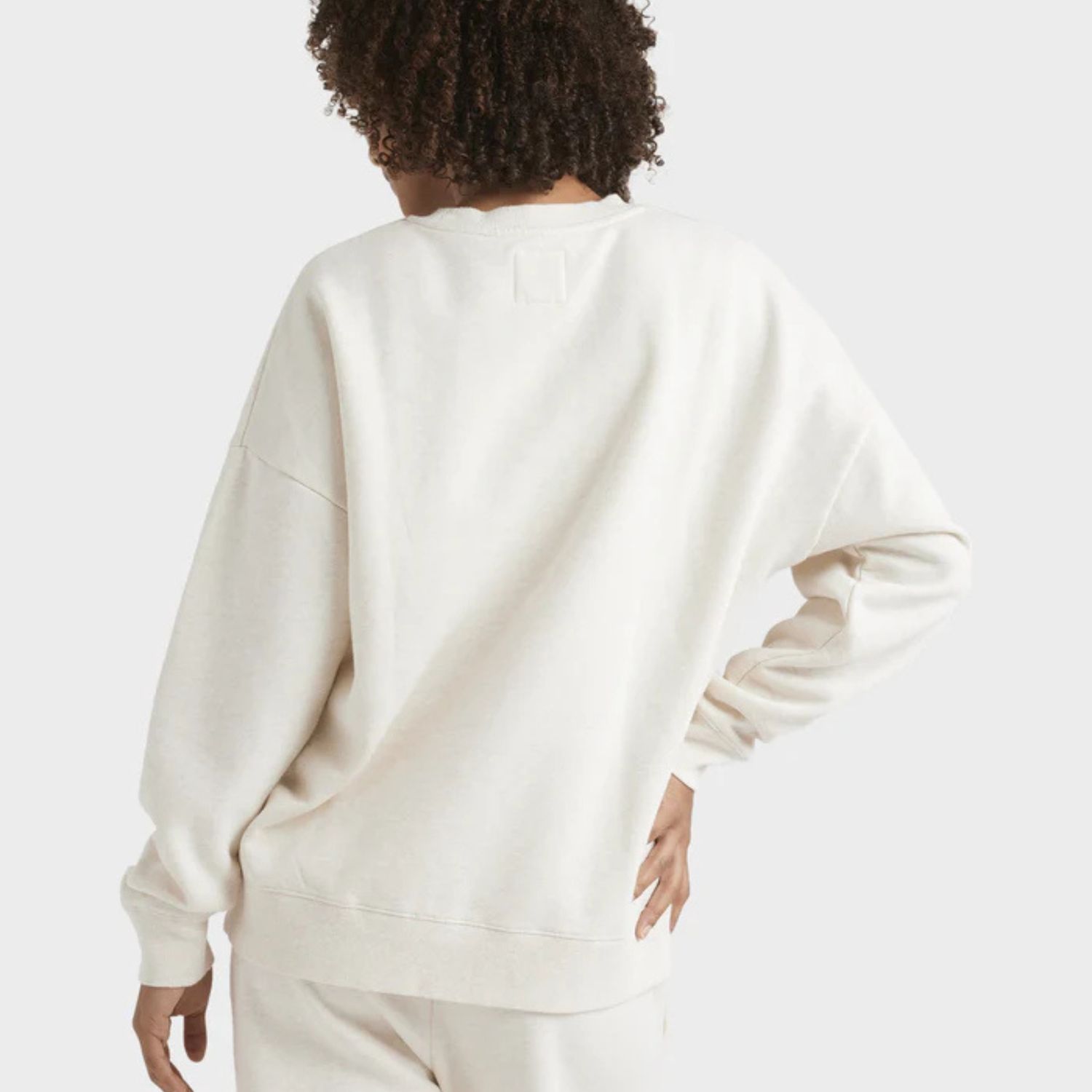 BILLABONG WOMENS WAVE ESSENTIALS CREW - SNOW MARLE