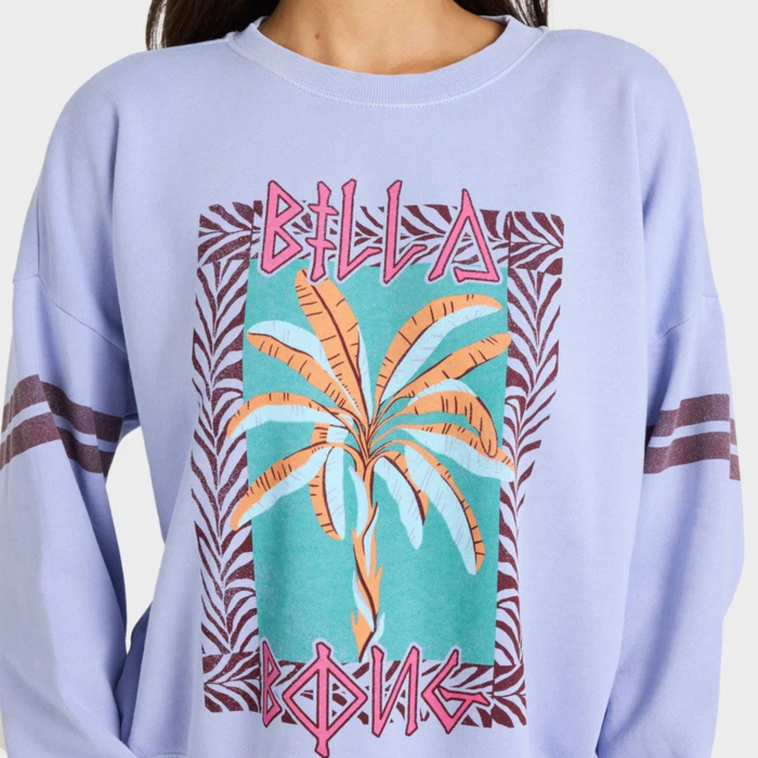 BILLABONG WOMENS ECHO CREW FLEECE - TWILIGHT BLUE