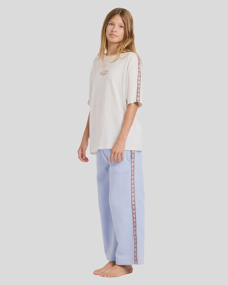 BILLABONG TEEN GIRLS OLD DAYZ TRACKPANT - TWIGHLIGHT BLUE