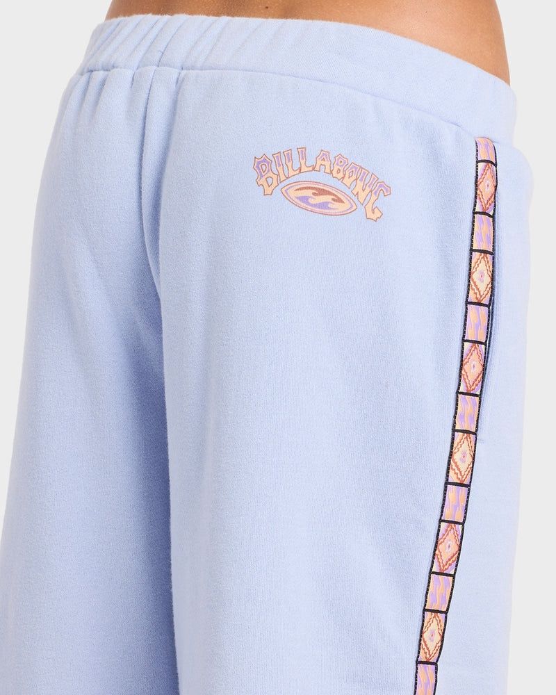 BILLABONG TEEN GIRLS OLD DAYZ TRACKPANT - TWIGHLIGHT BLUE