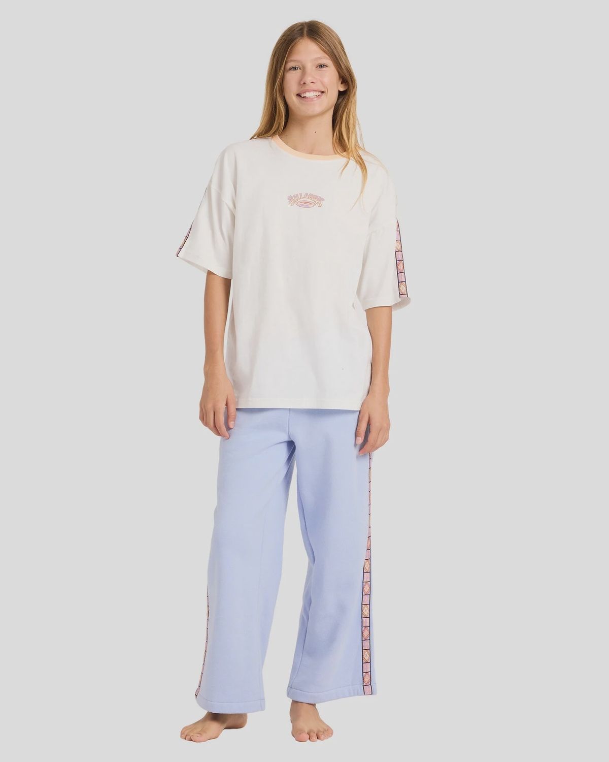 BILLABONG TEEN GIRLS OLD DAYZ TRACKPANT - TWIGHLIGHT BLUE